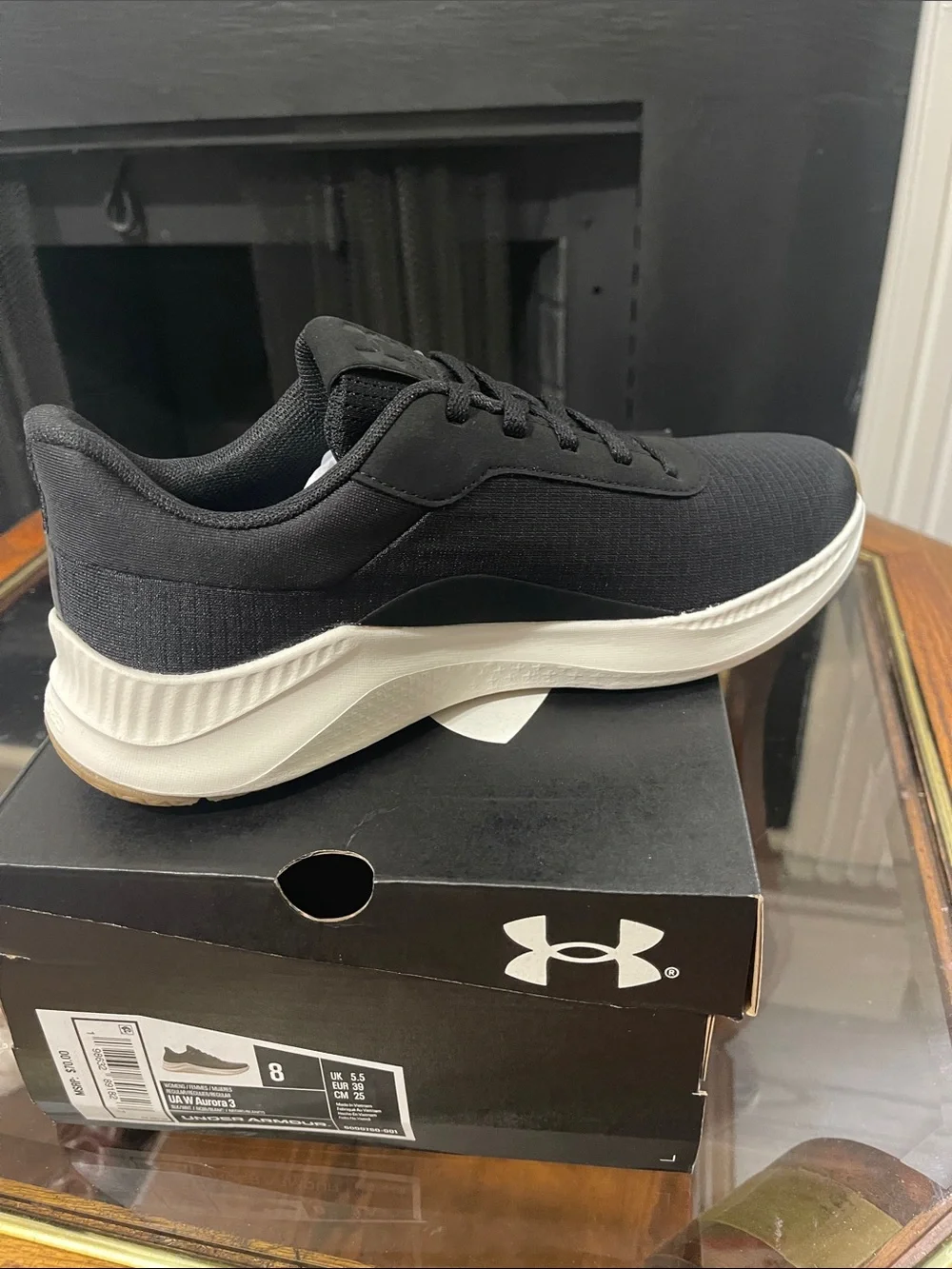 Under Armour Men’s Black and White Athletic Trainer